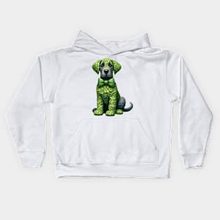 Clover Great Dane Dog St Patricks Day Kids Hoodie